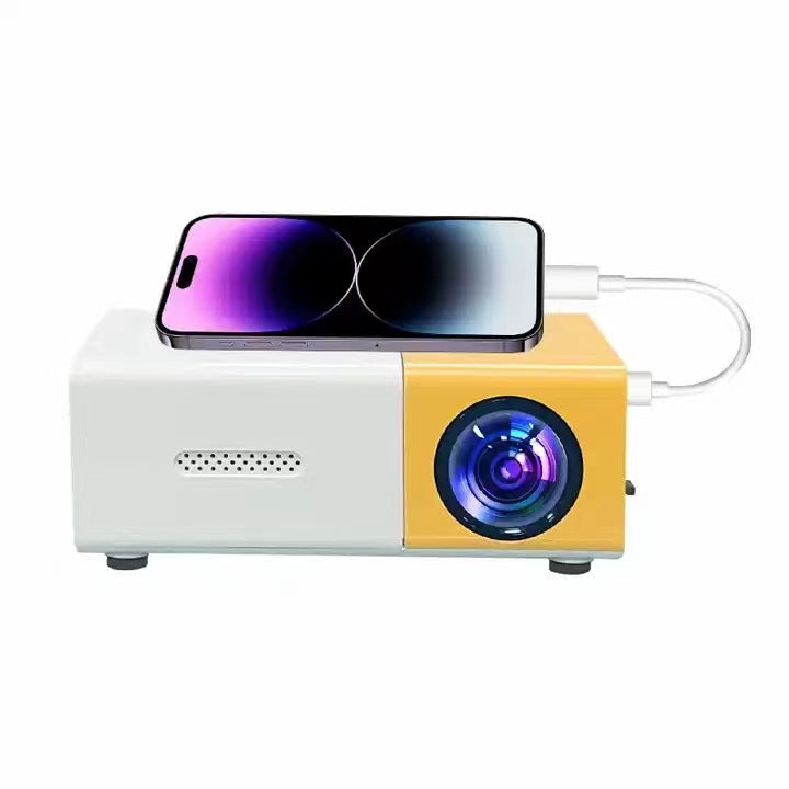 Portable Mini Led Projector High Definition 1080p Home Use Yg300 Compact Lightweight Small Size Projecting Instrument