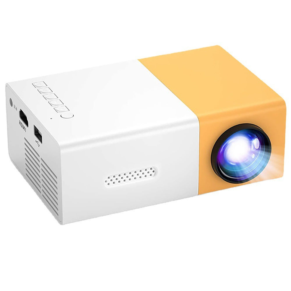 Portable Mini Led Projector High Definition 1080p Home Use Yg300 Compact Lightweight Small Size Projecting Instrument