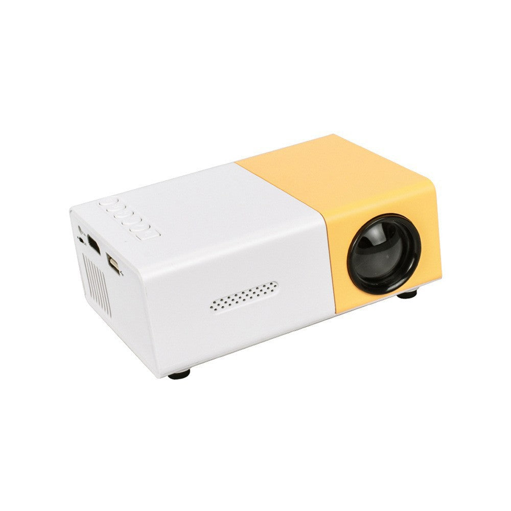 Portable Mini Led Projector High Definition 1080p Home Use Yg300 Compact Lightweight Small Size Projecting Instrument